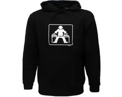 Deejay DJ Disc Jockey Hoodie Sweater - Origineel Design - S