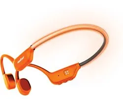 Audrax® Neon Pro - Écouteurs de sport - Casque à conduction osseuse - Lumière LED - Casque de sport - Écouteurs sans fil - Écouteurs sans fil - Étanche IPX8 - Carte mémoire interne de 32 Go - Compatible avec tous les smartphones et smartwatches