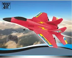 Wonky Monkey - Air - RC Speed Plane - Radiografisch - Bestuurbaar Vliegtuig - 100 Meter - Rood