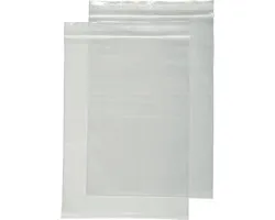 DULA - Sachet zip - 100 x 150 mm - Transparent - 100 pièces - Sachets refermables