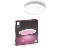 Philips Hue Surimu - paneellamp - wit en gekleurd licht - wit - rond