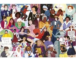 Educa legpuzzel Iconic Women 1000 stukjes volwassenen karton.