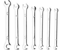 Double Socket Spanner Set - 7-Piece Mini Open-End Wrench 3 mm-5.5 mm MNBS-07 Reusable