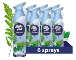 Ambi Pur Air Effects Spray Désodorisant - Rosée du Matin - 6 x 185 ml