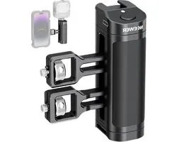 Poignée latérale avec déclencheur à distance sans fil pour plate-forme vidéo de téléphone portable - adaptateurs de montage - poignée latérale compatible avec la cage SmallRig