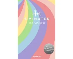 Het 6 minuten dagboek - Regenboog editie
