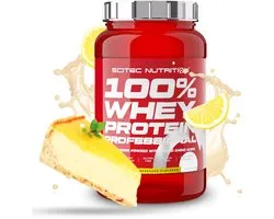 Scitec Nutrition - 100% Whey Protein Professional (920 grammes - Cheesecake au citron) - poudre de protéines - shakes protéinés - protéines - 30 shakes