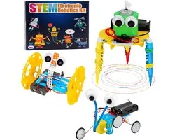 Jojoy- 3 in 1 STEM Robot - Kit de construction de robot - Robot dessinateur - Voiture jouet - Robot jouet - STEM & Éducatif - Jouet interactif - Robot - Cadeau - ROBOLAB