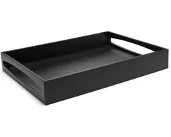 Leopold Vienna - Dienblad rechthoek 40x30x6cm MDF zwart
