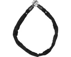 Kryptonite Keeper 465 Cijferslot - ketting met Geïntegreerd Combinatieslot – Kettingslot Fiets – Fietsslot Elektrische Fiets – 65 cm – Staal – Zwart