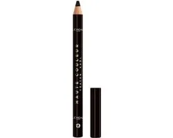 L'Oréal Paris Haute Couleur Crayon Khol Eyeliner - Brun Leather - Intense kleur en definitie - Romige textuur met sheaboter