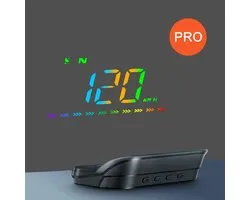 Tech Essentials Automatische - GPS Snelheidsmeter Auto HUD - Micro-USB - Pro - Head Up Displays - Plug en Play