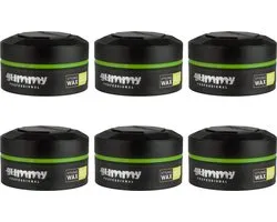 Gummy Styling Hairwax Matt Finish 6 stuks
