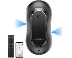 Robot lave-vitres LIECTROUX YW810 - Double jet d'eau automatique - Réservoir d'eau de 70 ml - Contrôle via l'application Bluetooth Tuya et la télécommande