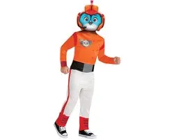 Amscan Kostuum Top Wing Swift Oranje/wit 3-4 Jaar 3-delig