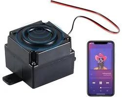 Bass Shaker - Subwoofer Transducer - Approfondir l'expérience musicale - Conception anti-vibration - 8,2 x 5 x 4 cm - Noir