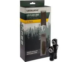 LEDWISE Led hoofdlamp SP ECOKIT 6W XPG3 compleet met batterijen en opladers