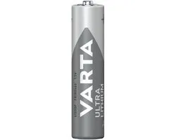 Piles Varta Ultra Lithium AAA - 4 pièces