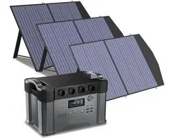 Draagbare Powerstation – Mobiele Accu – Noodstroom Generator – Camping Accu – 2000W Vermogen – 1500Wh Batterijcapaciteit
