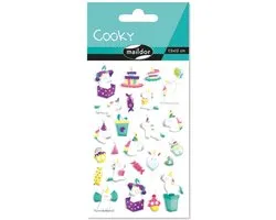 COOKY stickers 3D anniversaire licorne