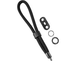 Dragonne de caméra réglable pour Sony Alpha A7 IV, A6400, A6000, Canon EOS et Fujifilm X100V - Noir, confortable et durable