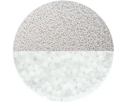 trendfinding 100 g watervasthoudende decokorrels wit, korrelgrootte 1,5-2 mm, decoratie voor bloemen en planten, 10 liter, zeer zuinig, veelzijdig gebruik