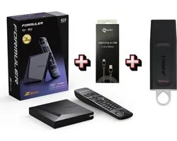 Formuler Z11 Pro Max BT Edition (Upgraded Version) + 32GB USB + Qsmarter Lader - Android 4K Set Top Box - Bluetooth remote