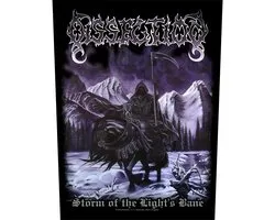 Dissection - Storm Of The Light'S Bane Rugpatch - Zwart