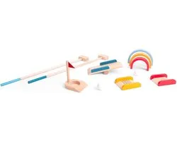 Buitenspeel BS Toys Ensemble de golf en bois – Jouets de plein air pour Enfants