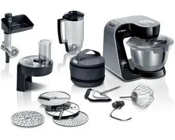 Bosch MUM5XC4E Keukenrobot 1000 W 3,9 l Zwart Ingebouwde weegschalen