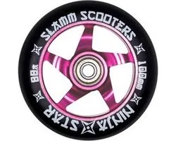 Stunt Step wielen Slamm Ninja Stars roze 100mm