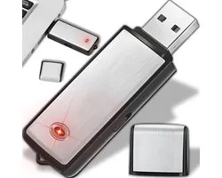 Dictaphone numérique USB 8 GB, activation vocale, enregistreur pour cours, présentations, entretiens, réunions, mini enregistreur vocal avec activation vocale, autonomie d'une heure