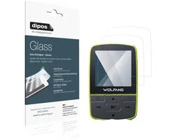 dipos – 2x Pantserfolie geschikt voor WOLFANG WMP01 MP3-Player | 9H Screenprotector