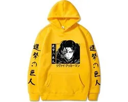 Attack on Titan Hoodie met Print van Vrijheidsvleugels
