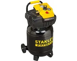 Stanley Compressor TAB 200/10/30VW FM - Compresseur d'air 10Bar - 30L - 180L/Min - Sans huile - Avec poignée et Roues - Zwart