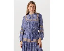 Lollys Laundry Teelll Blouse Ls Dames - Jurken - Blauw - Maat L