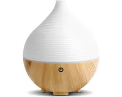 Humidificateur d'air - Aromadiffuseur - diffuseur d'huiles essentielles aromadiffuseur avec éclairage LED 7 couleurs - technologie ultrasonique - arrêt automatique et sans BPA - 160 ml