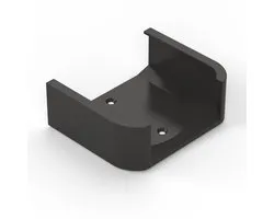 Wandhouder geschikt voor Apple TV 4K (3e generatie, model 2022/2024) – Strakke Wall Mount, 93×93×31 mm - Zwart