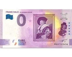 0 Euro biljet Nederland 2024 - 7 Frans Hals De lachende cavalier