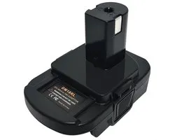 DM18RL Accu-batterij adapterset-adapter voor Ryobi 18V lithium-ion accu-elektrisch gereedschap-kan worden gebruikt met Dewalt 18V 20V of Milwaukee 18V Li-ion accu's om te converteren naar 18V-voeding