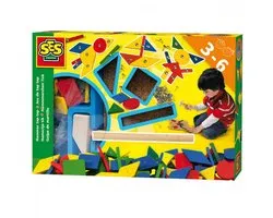 SES Creative - Hamertje Tik - Original - Montessori Speelgoed - originele set met basisvormen - Knutselen
