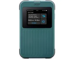 Acer Connect M4 - Portable Mifi Router - Mobiele Hotspot - 5G - WiFi 6 - Dual-band - SIM - eSIM - Virtual SIM - inclusief 1 GB - tot 16 apparaten - ideaal voor onderweg of op de camping