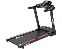 MegaGoods Sprint Pro - Elektrische loopband inklapbaar met armleuningen - 1–12 km/u - LCD display met 12 programma's - Hellingsfunctie - Incl. Flessen / Tablethouder - Bluetooth met speakers