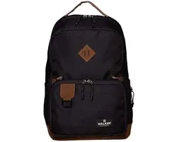 Walker vrijetijdsrugzak rugzak met laptopvak Concept Pure Duo 2in1 Backpack 28L Black zwart