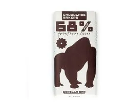 Chocolatemakers Gorilla bar 68% puur 80 gram
