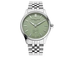 Montre Frédérique Constant Classics Index Small Seconds FC-530GR3B6B - Acier - Argenté - Ø 38 mm
