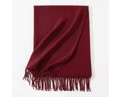 San Vitale® - Omslagdoek dames - Shawl - Stola - Burgundy