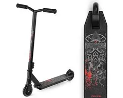 Movino Tyro - Freestyle stuntstep voor kinderen - Flex-remmen - Y-stuur - Peg-cut - Zwart