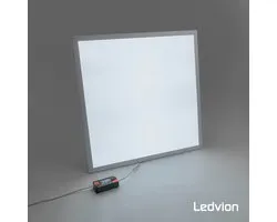 Ledvion - 6X LED Panel - 60x60 - 36W - 6500K - 4000LIncl. LED driver + Snelconnector