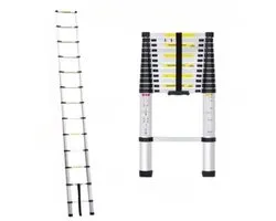 Telescopische Loft Ladder Mivo - 5M - Opvouwbare Trapladder - Uitschuifbare Aluminium Ladder - Draagbaar - EN131 - Max. Belasting 150kg/330lb